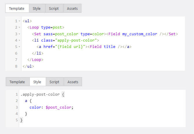 L and L Sass variable